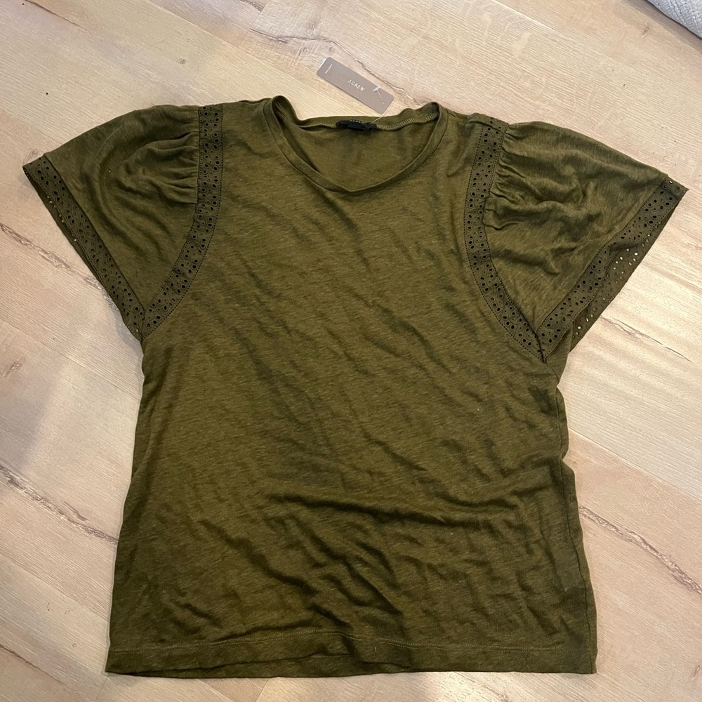 J crew flutter tee